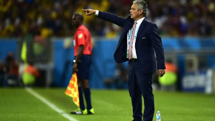 Los mundialistas de Nacional: Reinaldo Rueda, Macnelly Torres, Miguel Borja, Bernardo Redín, Cristian Bonilla, Felipe Aguilar y otros integrantes que asistieron a un Mundial
