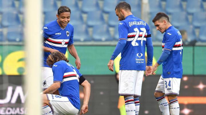 El delantero colombiano afirmó en el diario Il Secolo XIX de Italia que no piensa en irse de la Sampdoria pues es donde ha retomado su nivel.