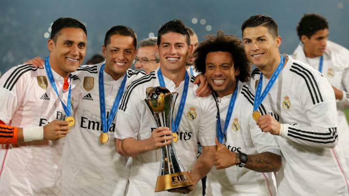 James llega a la final del Mundial de Clubes, con siete finales disputadas y siete ganadas: este domingo 18 de diciembre jugará con el Real Madrid contra el Kashima de Japón en Yokohama
