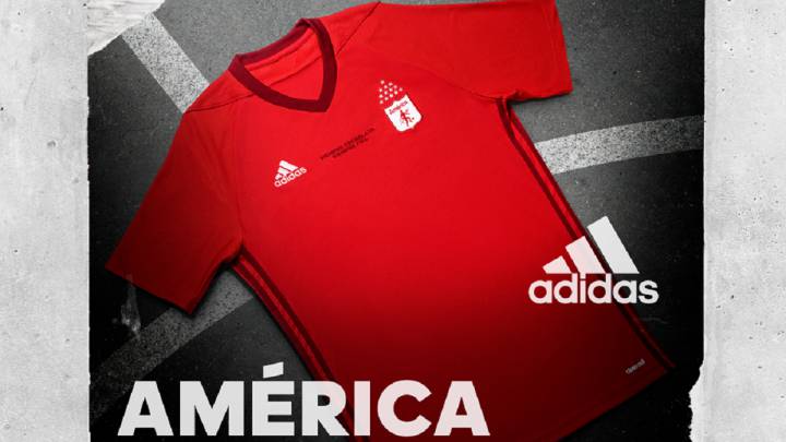 Adidas presenta la camiseta que portará América en 2017