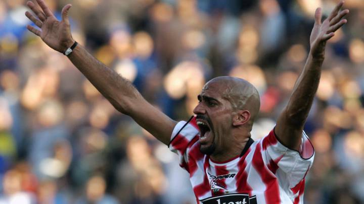 Juan Sebastián Verón, ídolo de Estudiantes de La Plata.