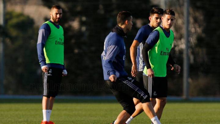 Entrenamiento del Real Madrid