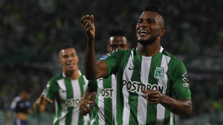 Miguel Ángel Borja, delantero colombiano.