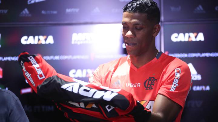 Jugadores colombianos a Brasil y China: 19 traspasos a esos países en los mercados de pases de 2016 y 2017: Miguel Borja a Palmeiras, Orlando Berrío a Flamengo y Hárold Preciado a China