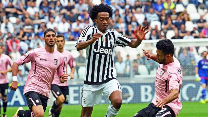 Juan Guillermo Cuadrado y Juventus enfrentan a Palermo, este viernes 17 de febrero, por la fecha 25 de la Serie A de Italia: el club empieza a pensar en el triplete con Champions, Copa y Liga