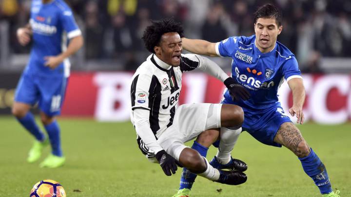El mediocampista colombiano sigue luciendo con la Juventus y ganando la confianza del técnico Massimiliano Allegri. Esta vez lo hizo en triunfo ante Empoli.