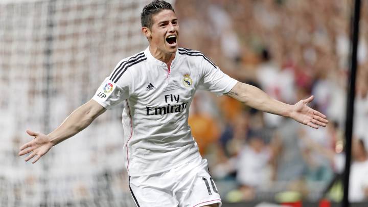 Futbolistas colombianos con 100 más partidos con clubes europeos: James jugaría este miércoles 1 de marzo de 2017 su partido número 100 con el Real Madrid