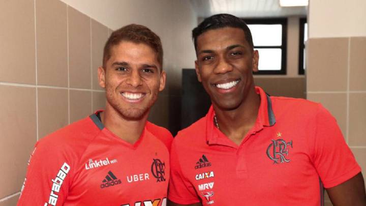 Orlando Berrío y Gustavo Cuéllar quieren el primer título con Flamengo.