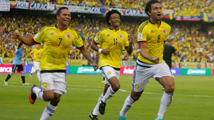 Jugadores de Selección Colombia con dos amarillas en la Eliminatoria y que podrían ser sancionados una fecha sin son amonestados el 23 de marzo ante Bolivia
