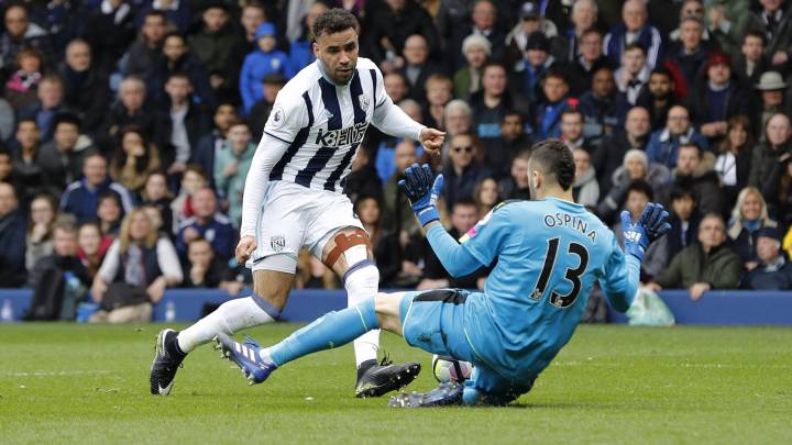 David Ospina vuelve a atajar en Premier League después de 11 meses: el arquero colombiano estuvo en la derrota 3-1 del Arsenal contra el West Brom