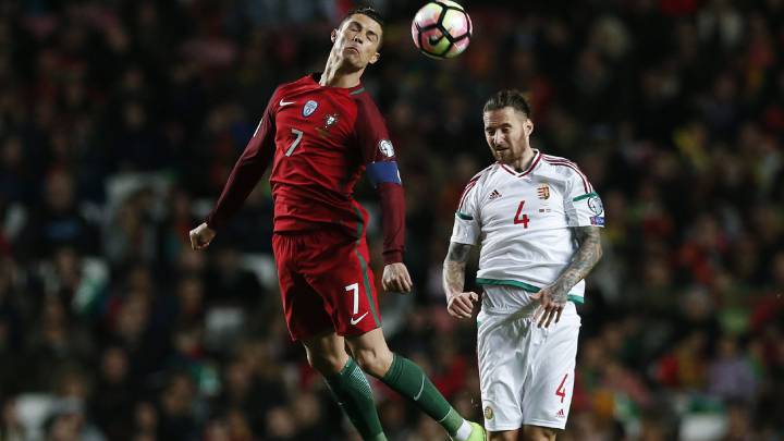 Cristiano hace doblete contra Suiza