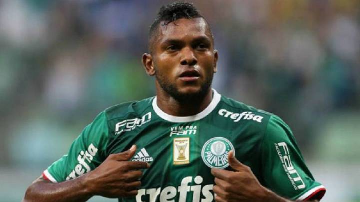 Miguel Borja y Yerry Mina jugarían como titulares con Palmeiras para jugar el primer partido de los cuartos de final del Torneo Paulista ante Novorizontino