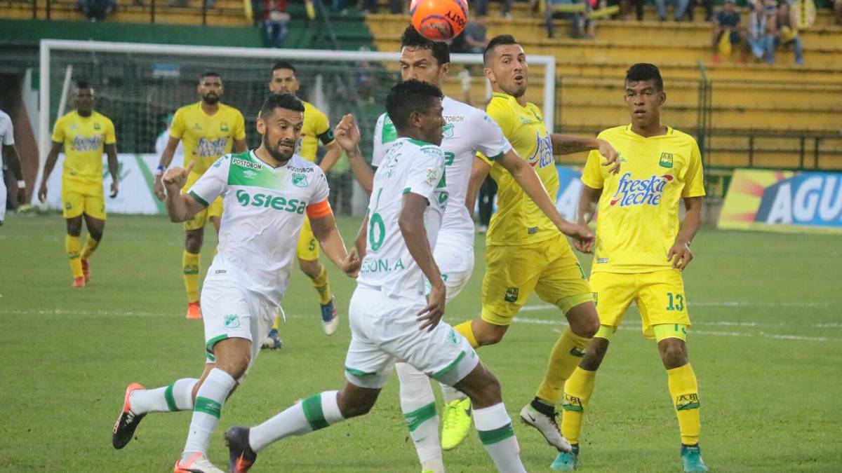 Los verdiblancos igualaron 1-1 con los ‘Leopardos’ en el estadio de Floridablanca, por la fecha 11 de la Liga Águila y llegaron a 16 puntos. Jhony Cano y Miguel Murillo anotaron los goles.