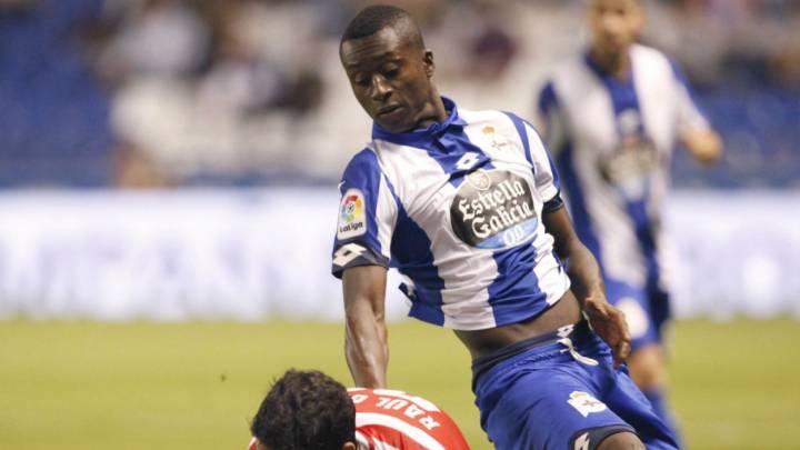 Marlos Moreno volvería a ser titular con el Deportivo La Coruña este miércoles 5 de abril contra el Granada, por la fecha 30 de la Liga Santander 2016-2017