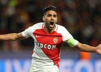 Falcao festeja doble: gol y semifinales de Champions