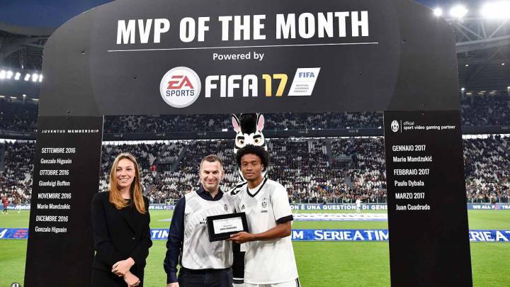 Juan Guillermo Cuadrado fue elegido como el MPV de marzo por parte de los hinchas de Juventus; Serie A, Copa Italia y Champions League son sus competiciones