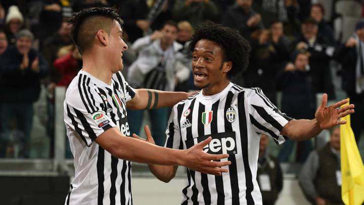Juan Guillermo Cuadrado (Juventus), Falcao García (Mónaco) y Davinson Sánchez y Mateo Casierra (Ajax) pueden ser campeones de Liga este domingo en Europa