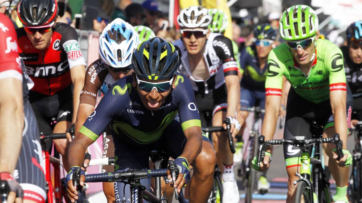Nairo Quintana afronta la segunda montaña del Giro