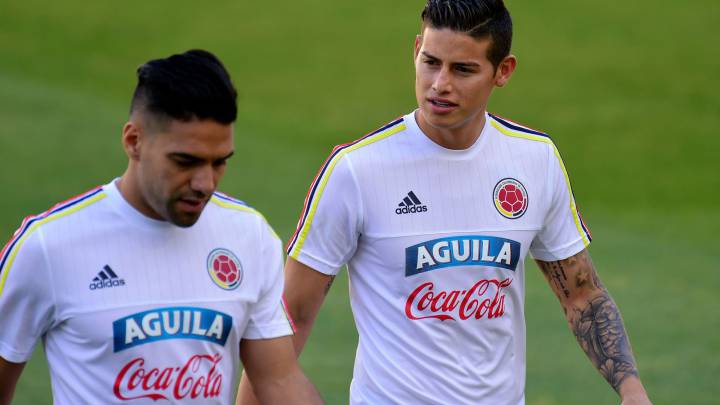 James y Falcao, referentes de la Selección Colombia