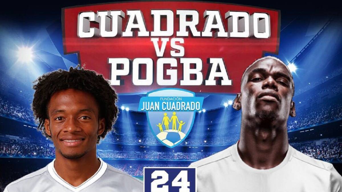Sigue en vivo online el partido amistoso y benéfico que estarán disputando los amigos de Juan Guillermo Cuadrado y Paúl Pogba en el estadio Atanasio Girardot, en Medellín, hoy 24 de junio a partir de las 5:00 p.m.