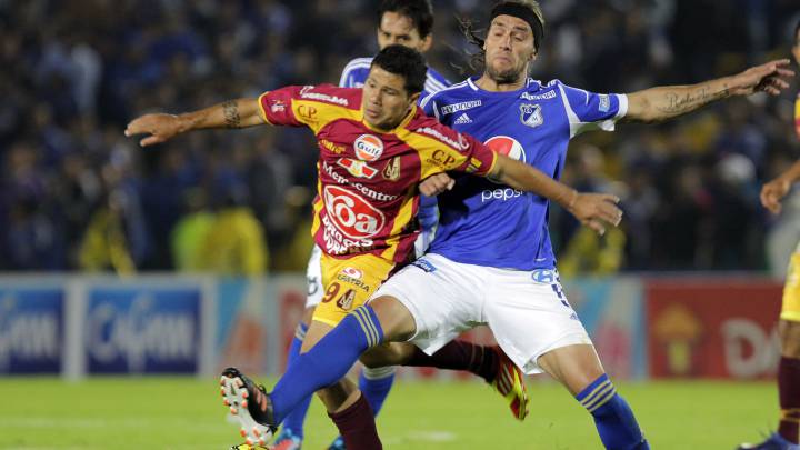 Matías De Los Santos, refuerzo de Millonarios, será el séptimo defensor central del equipo azul en la historia. El anterior fue Ignacio Ithurralde en 2012