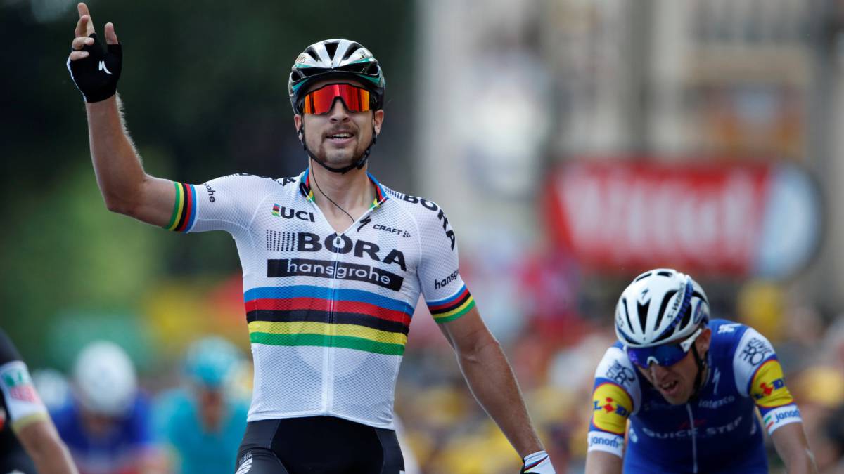 Sagan gana la tercera etapa del Tour, Nairo llega en puesto 11