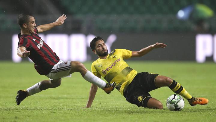 Milan 1-3 Borussia Dortmund: Bacca anota, pero Milan pierde