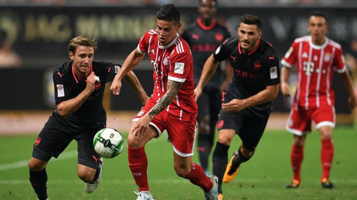 Sigue el Bayern Múnich-Arsenal en vivo online, válido por la International Champions Cup que se juega en Shanghái a partir de las 6:20 horas de Colombia