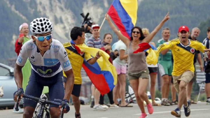 Nairo Quintana ganó etapa en el Tour el 20 de julio de 2013.