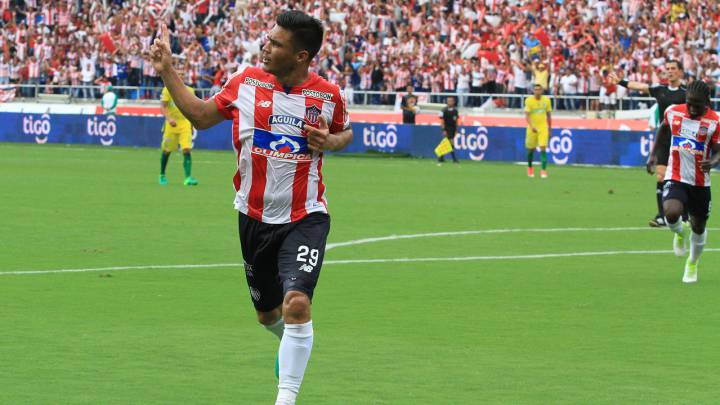 Teo Gutiérrez marca gol de Junior