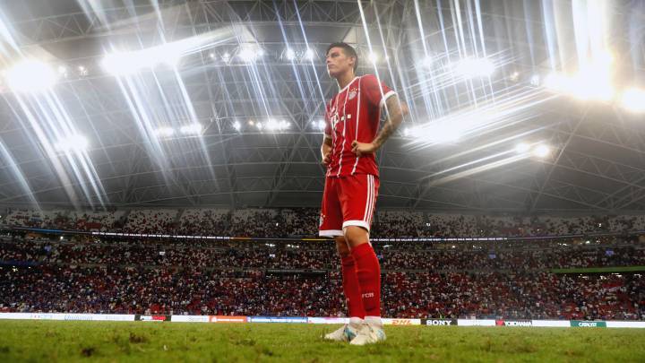 La agenda de James Rodríguez en la Bundesliga.