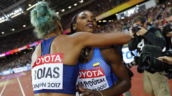 Caterine Ibargüen es subcampeona del Mundo en los Mundiales de Londres