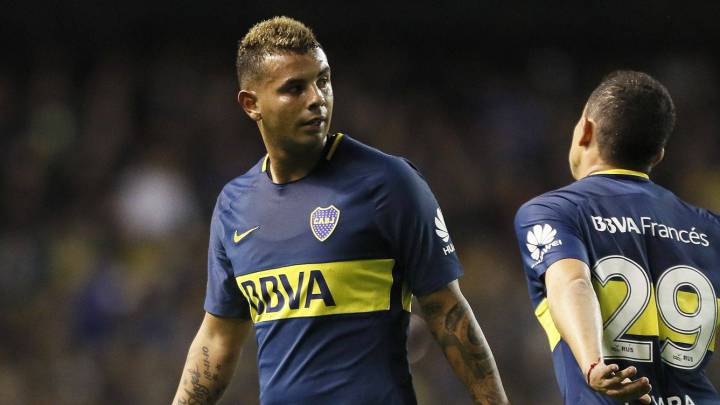 Edwin Cardona, jugador de Boca Juniors