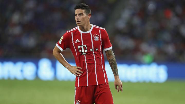 James Rodríguez va a la Champions League con el Bayern.