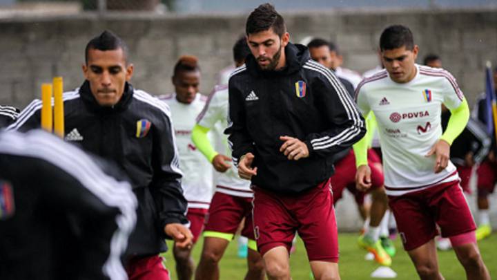 La Selección Venezuela adelanta trabajos para el juego ante Colombia.