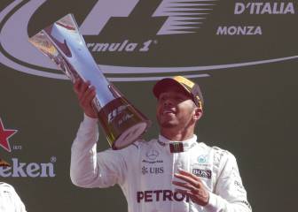 Hamilton gana en Monza y se pone líder; Bottas llega segundo