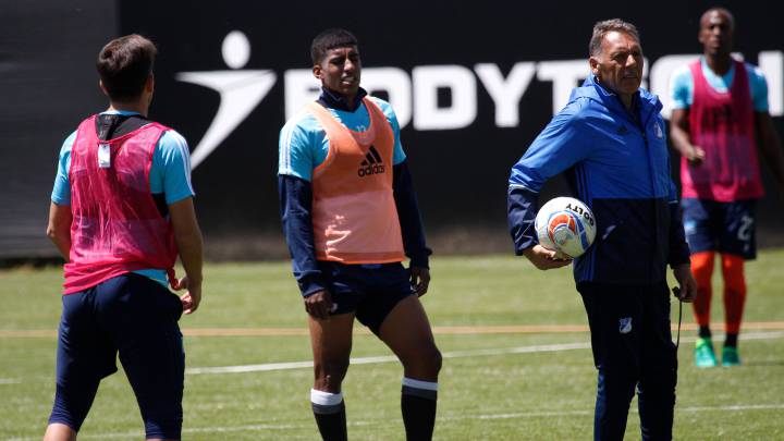 Riascos en recuperación y trabajo a doble jornada en Millonarios