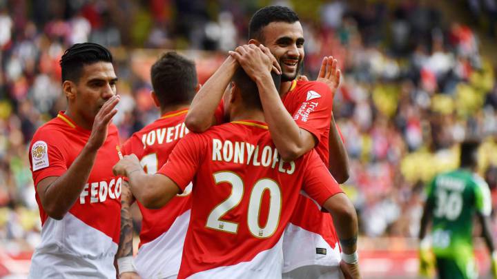 Lopes marcó el primero tras pase de Falcao.