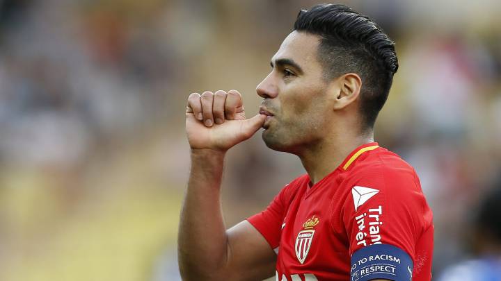 Doblete y asistencia de Falcao en el triunfo del Mónaco