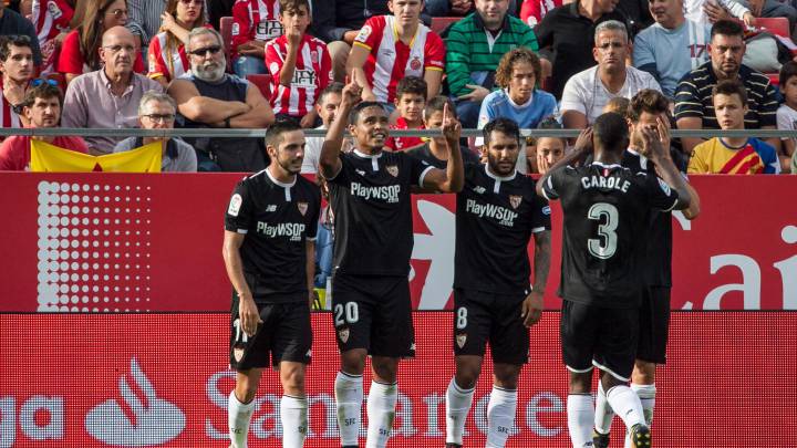 Muriel se sacude y marca su primer gol con el Sevilla