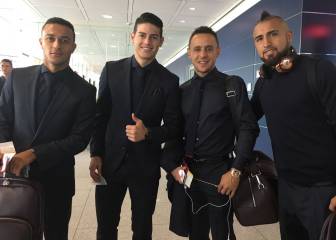 James y el Bayern ya están en París para juego de Champions