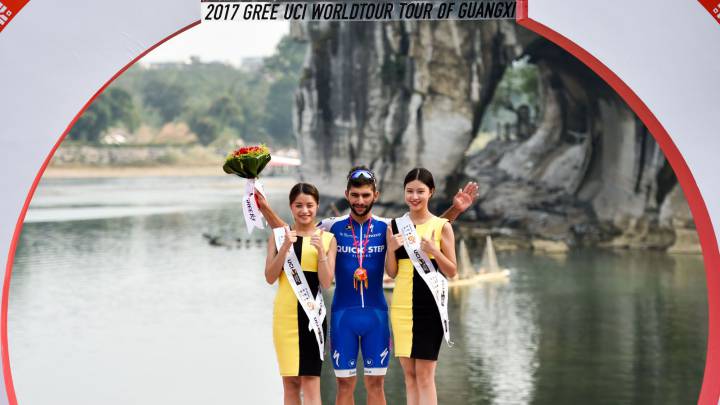 Fernando Gaviria es el de más victorias UCI en 2017