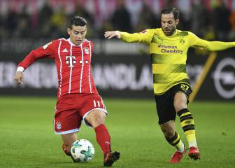 James, figura del Bayern en la victoria ante el Dortmund