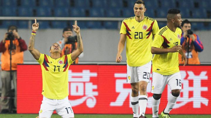 La Selección Colombia venció 4-0 a China en partido amistoso este 14 de noviembre. Goles de Pardo, Bacca y Borja
