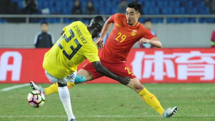 Selección Colombia derrotó 4-0 a China en amistoso que se jugó en Chongqing este 14 de noviembre