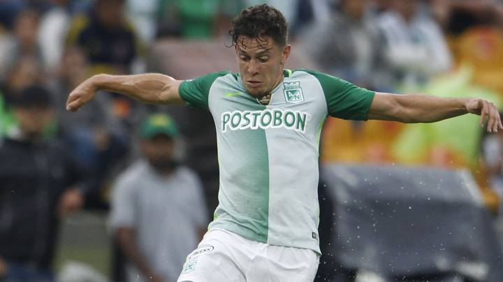 Gorka Elustondo, volante de Atlético Nacional ante Alianza Petrolera