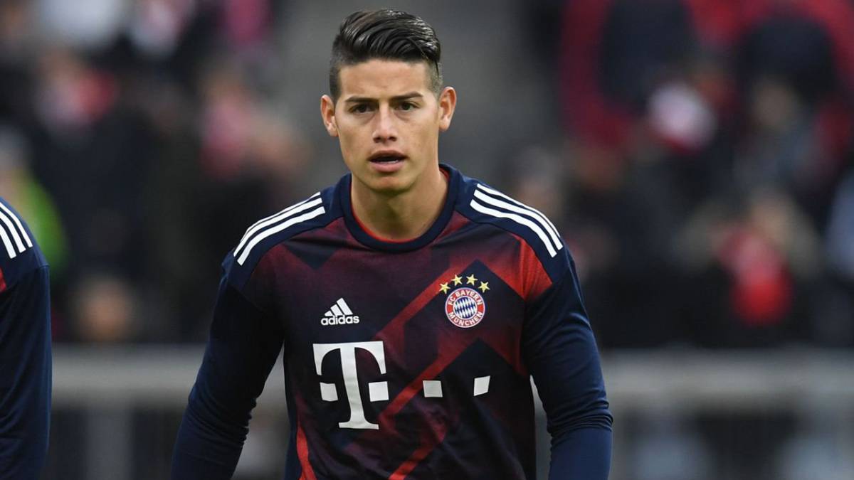 James Rodríguez jugador del Bayern Múnich
