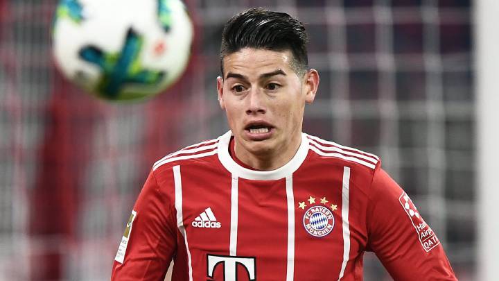 James Rodríguez ante el Hannover