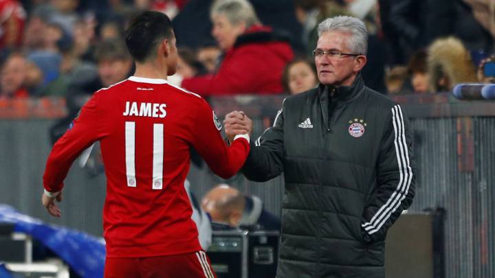 James Rodríguez fue una de las figuras del partido entre Bayern Múnich y PSG