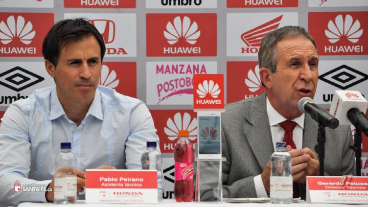 Gerardo Pelusso y Pablo Peirano, campeones de la Sudamericana con Santa Fe en 2015, se enfrentarán en la edición 2018 entre Deportivo Cali y Danubio